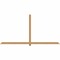 Ekena Millwork Eugene Smooth Timber Gable Bracket, Western Red Cedar, 108"W x 54"H x 1 1/2"D x 3 1/2"F, 12/12 Pitch GBW108X54X0204EUG00SWR - alternate 1